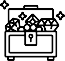 Gold package icon